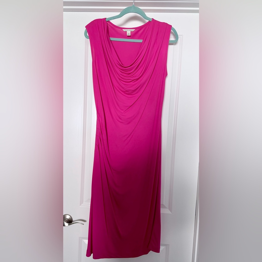 Draped Midi Dress